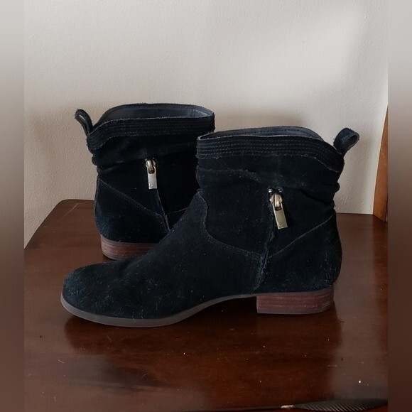 Koolaburra by UGG Lorelei Slouch Boot in Black Suede Size 7.5 - Picture 6 of 11